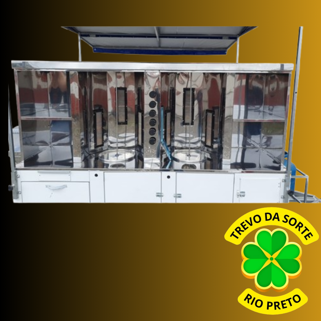  REBOQUE PARA A VENDA DE CHURRASCO GREGO E HOT DOGS  OU R$ 15.000 NO PIX!!!